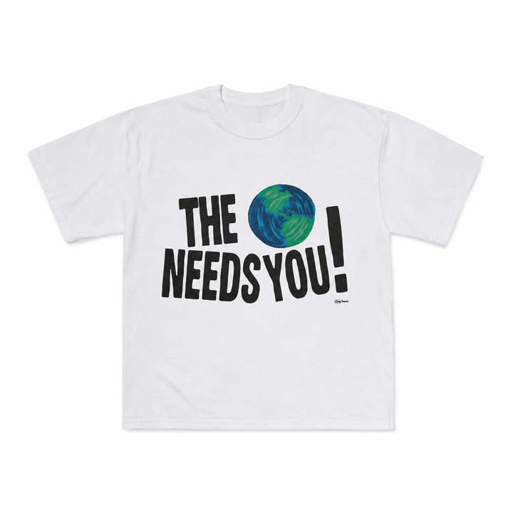 The World Needs You! White T-Shirt