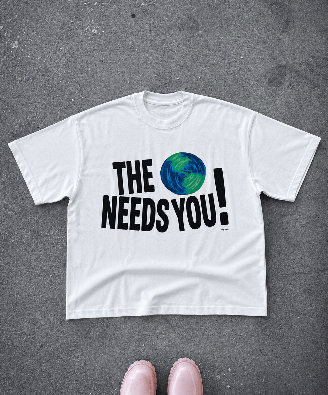 The World Needs You! White T-Shirt