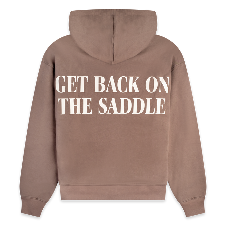 "GET BACK ON THE SADDLE" HOODIE